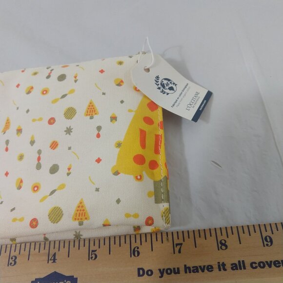 L’Occitane En Provence Makeup Bag Recycled Cotton Pouch NEW - Picture 5 of 8